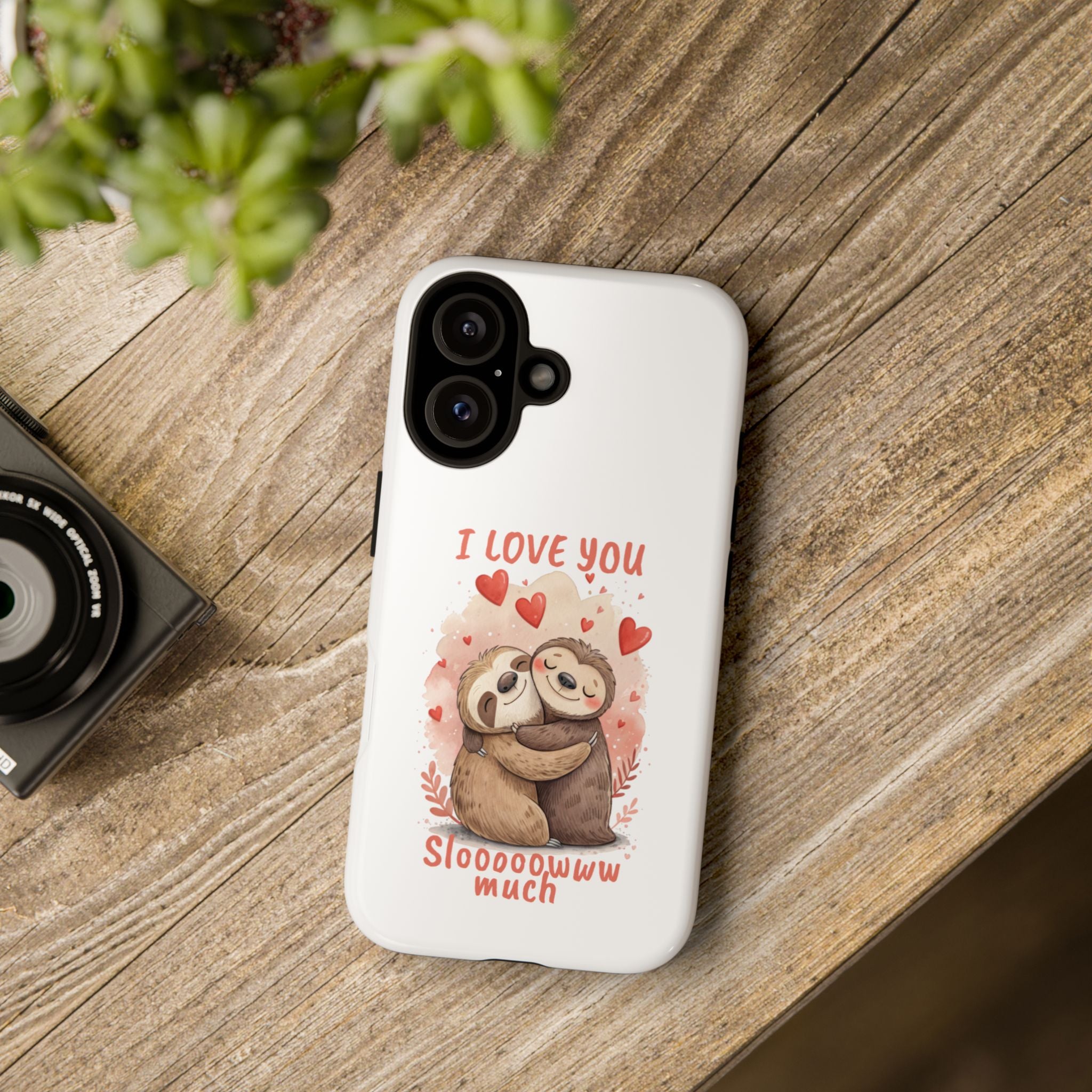Cute Sloth Phone Case - "I Love You Sloooowww Much"