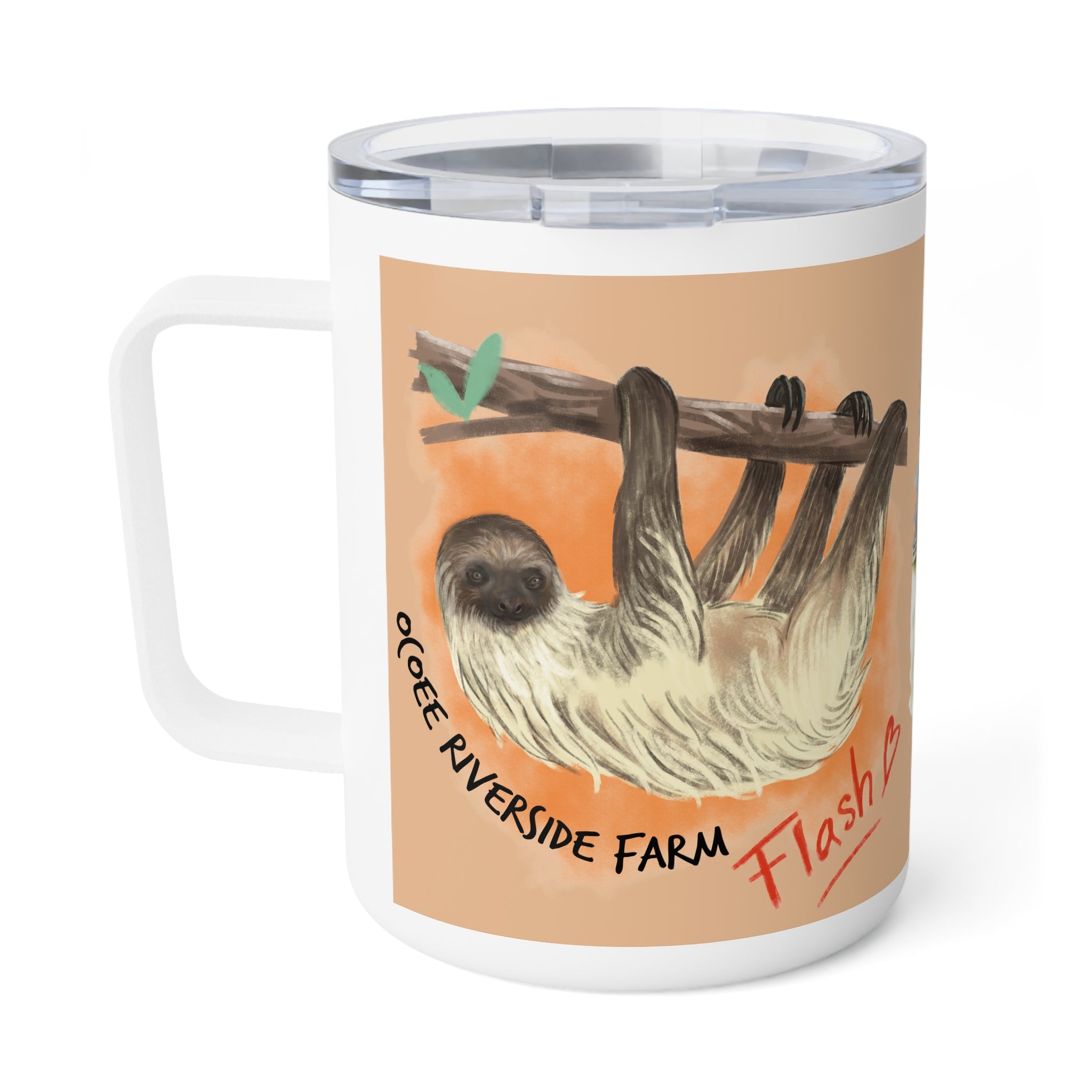Rustic Insulated Coffee Mug | 10oz Mug with Farmhouse Design for Country Lovers