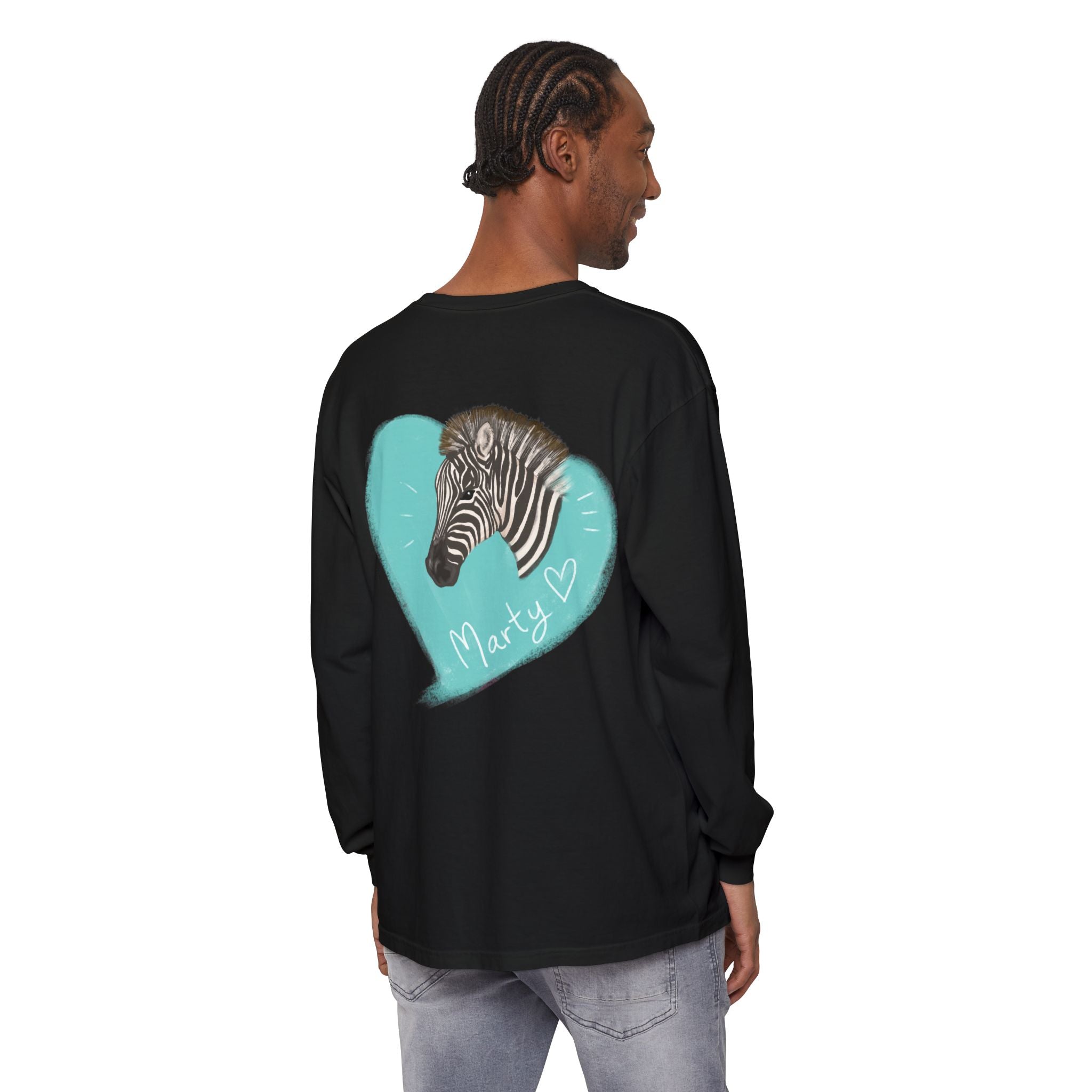 Cool Universe Zebra Long Sleeve T-Shirt for Animal Lovers