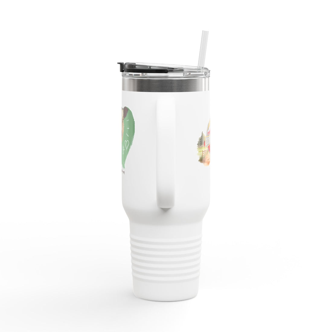 Cute Cow Insulated Travel Mug - 40oz - Perfect for Adventure Lovers!