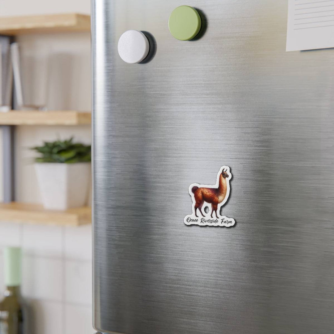 Llama Die-Cut Magnet