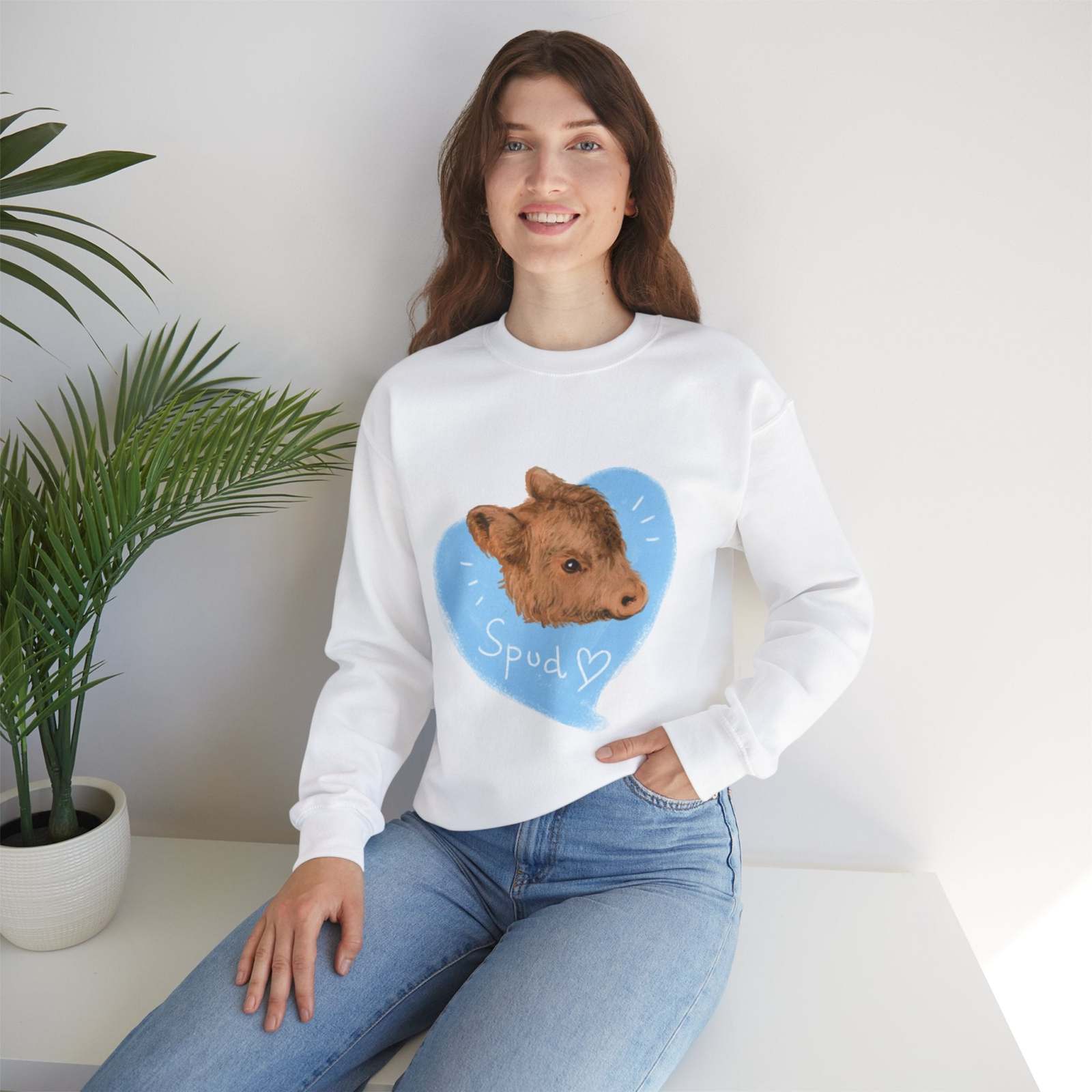 Spud Heart Unisex Crewneck Sweatshirt