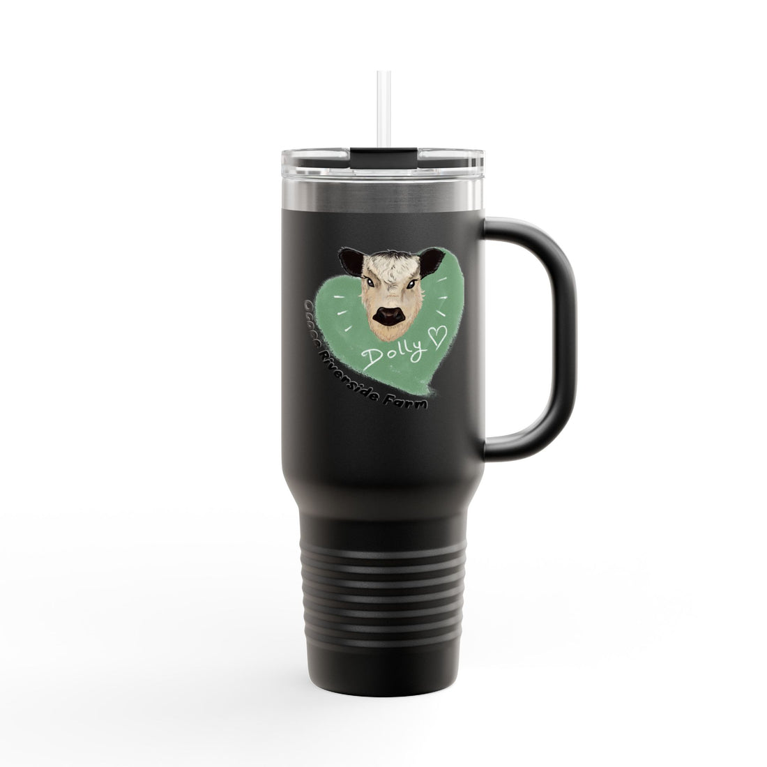 Cute Cow Insulated Travel Mug - 40oz - Perfect for Adventure Lovers!