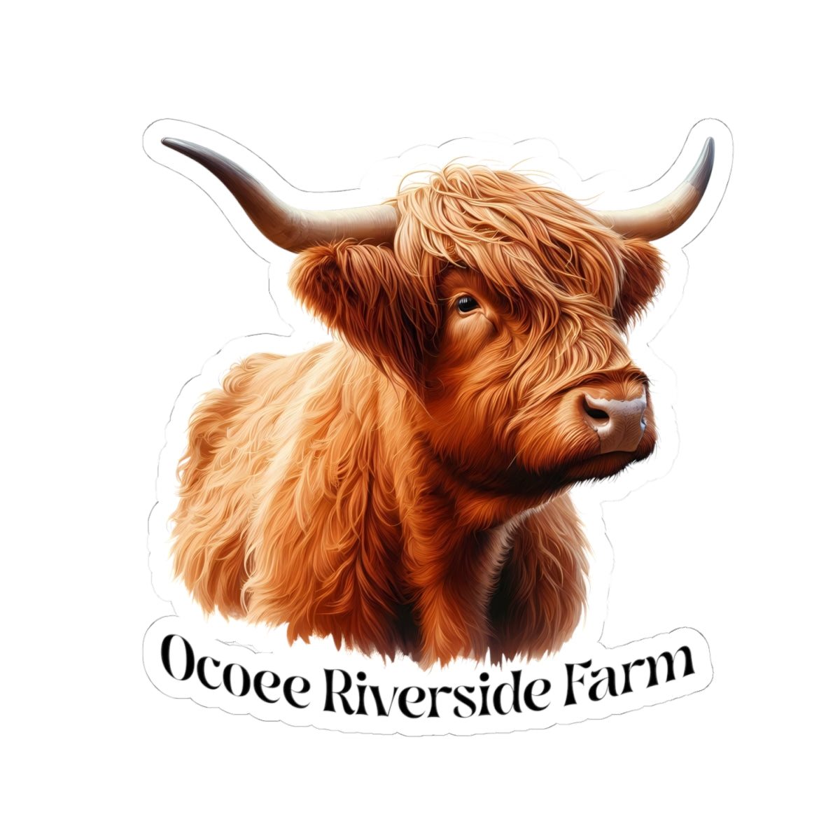 Highland Cow Stickers