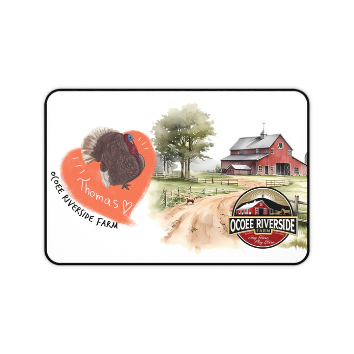 Animal Farm Custom Ocoee Riverside Farm Desk Mat Design