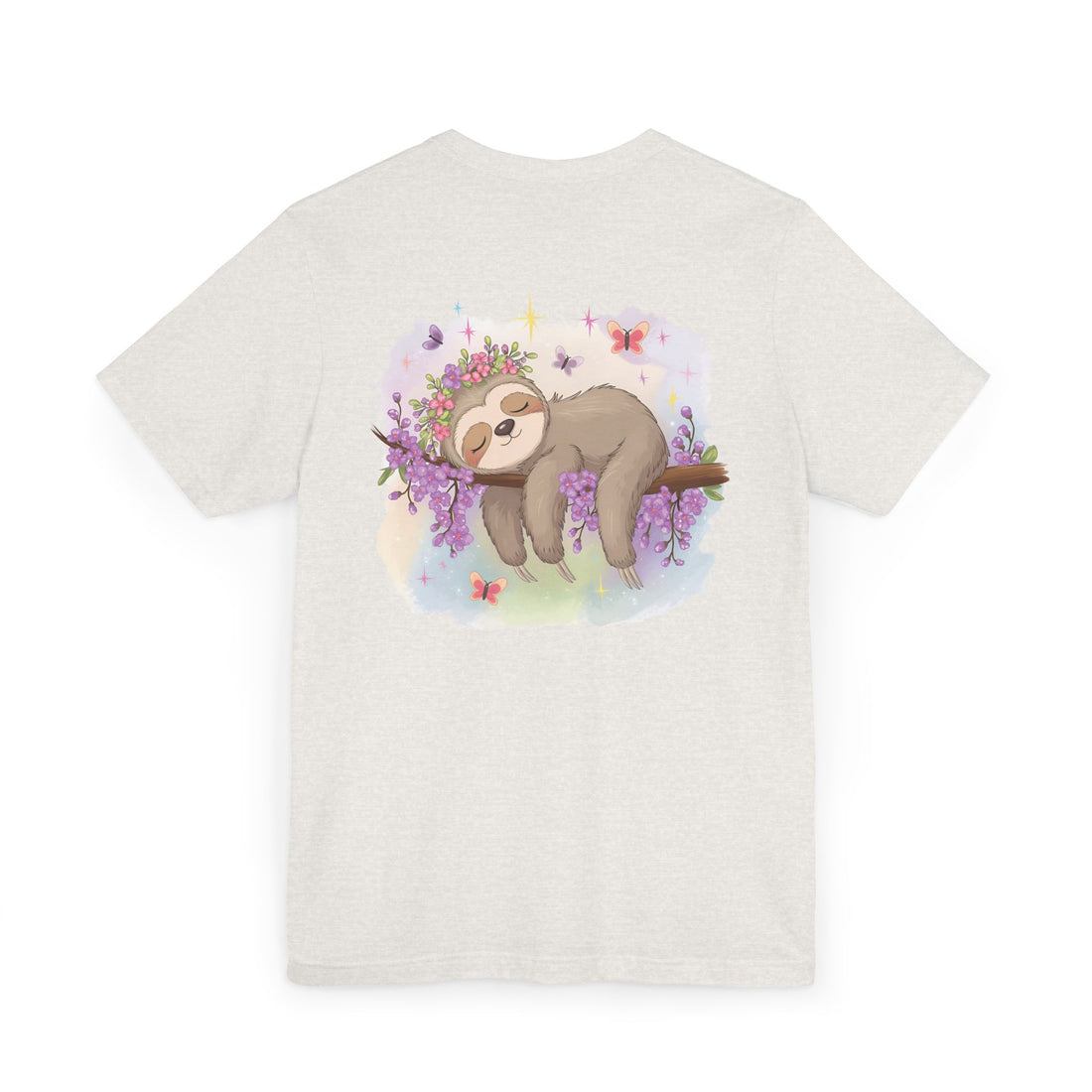 Sloth T-Shirt - Lovable Sloth Sleeping on a Branch