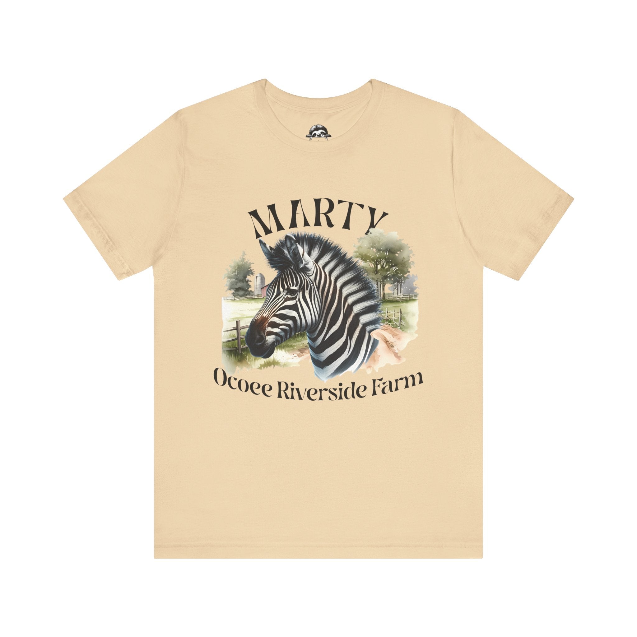 Marty Zebra Ocoee Farm Tee