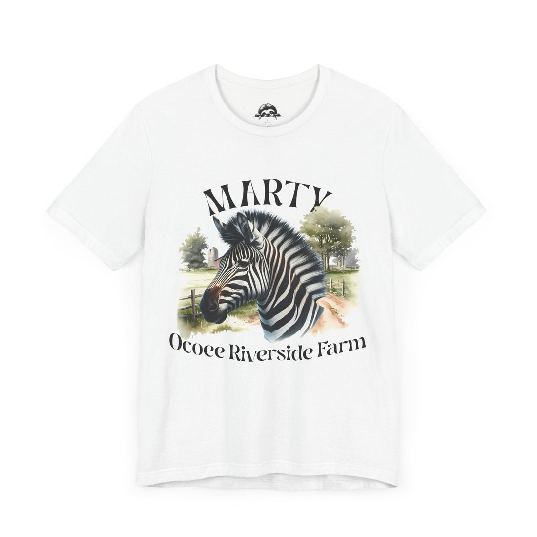 Marty Zebra Ocoee Farm Tee