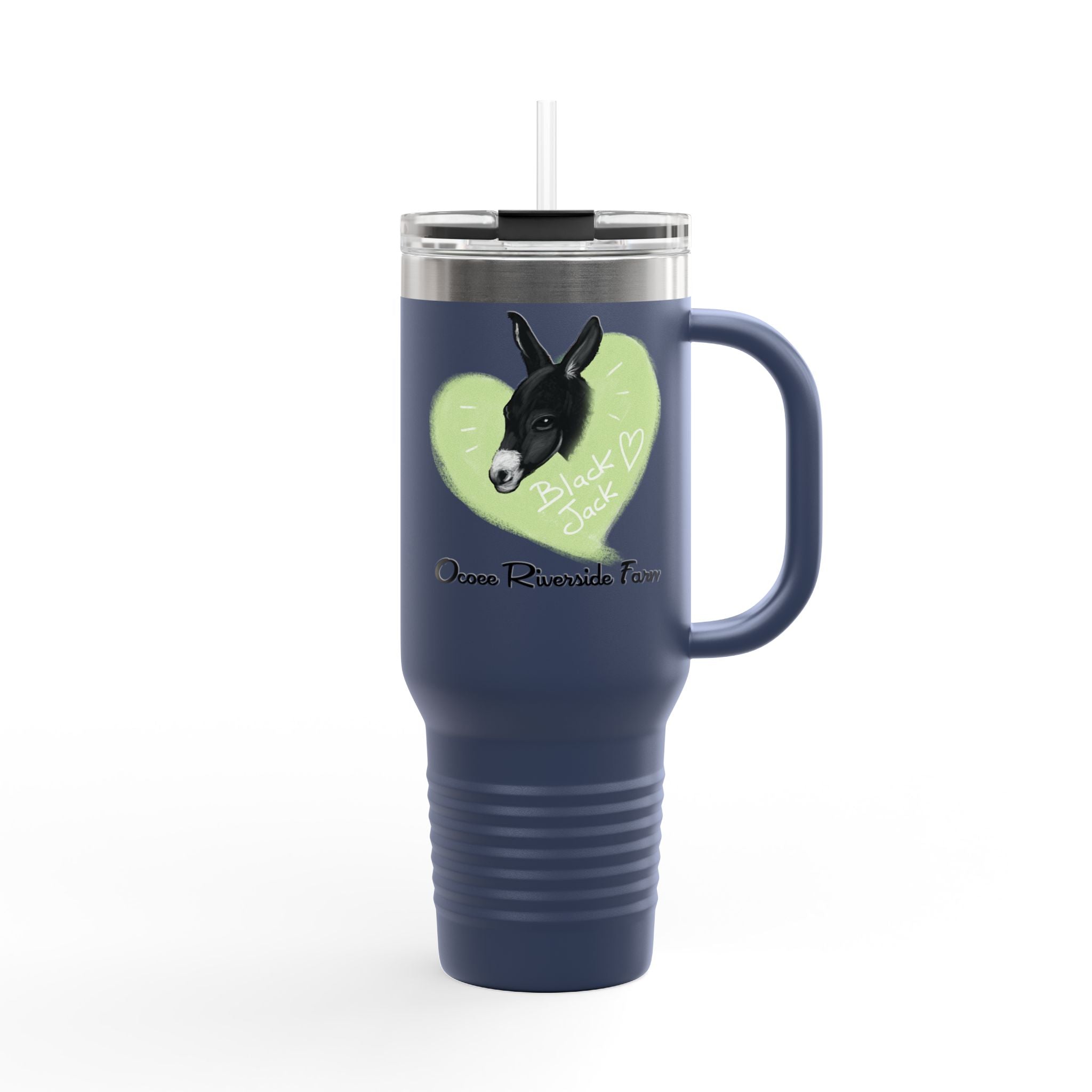 Cute Donkey Insulated Travel Mug - 40oz - Perfect for Adventure Lovers!