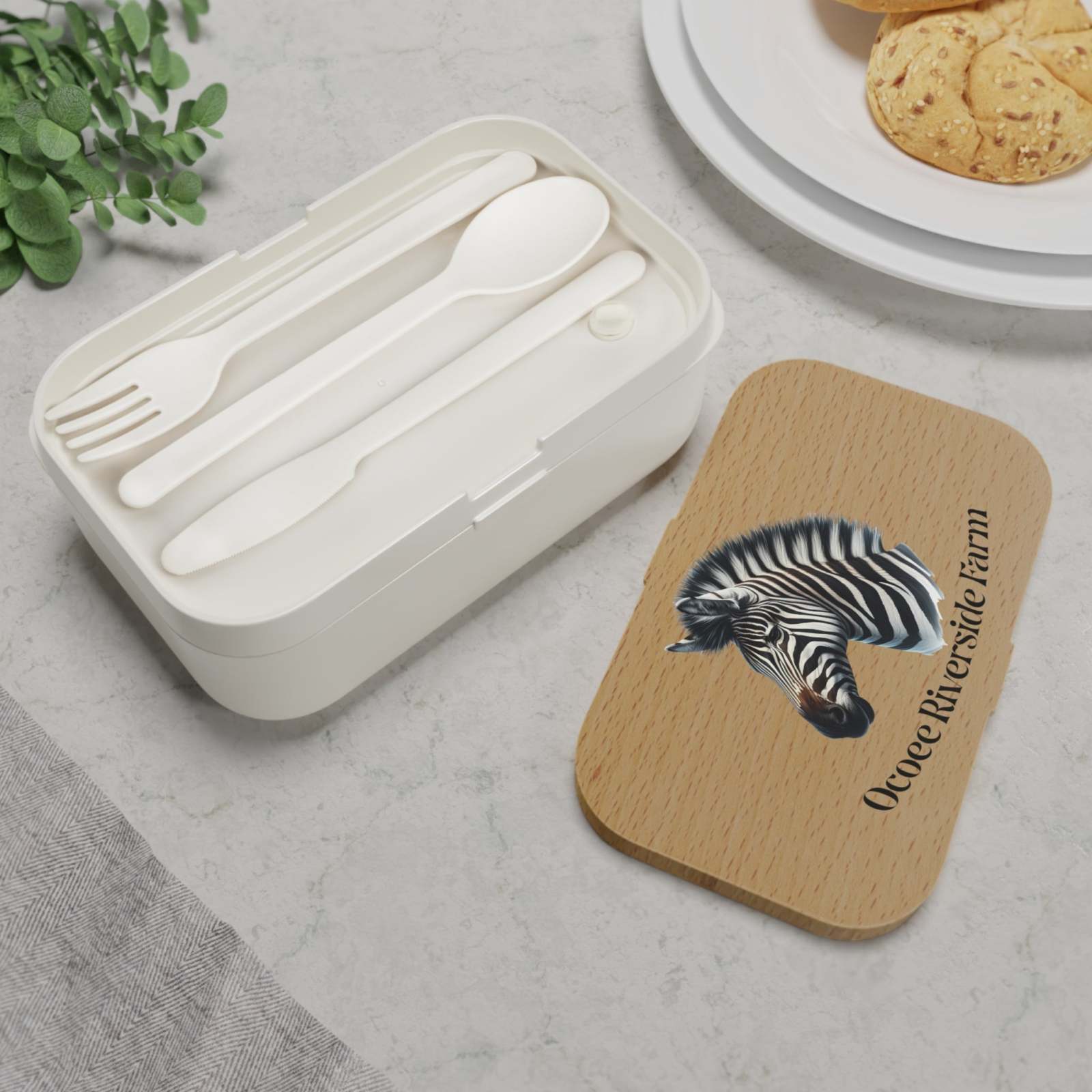 Zebra Bento Lunch Box