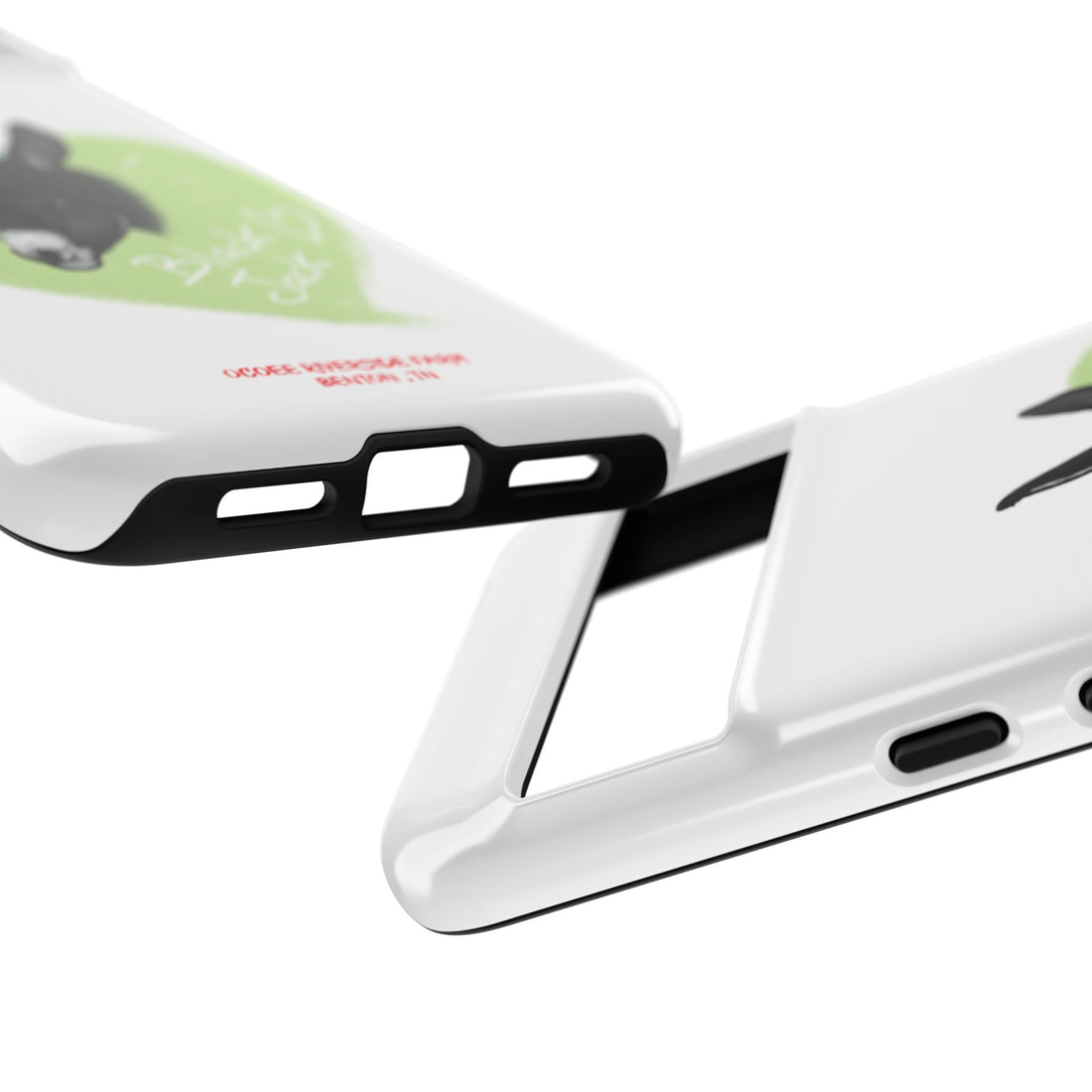 A donkey featuring the words "Black Jack" prominently displayed on its side at Ocoee Riverside Farm Phone Case