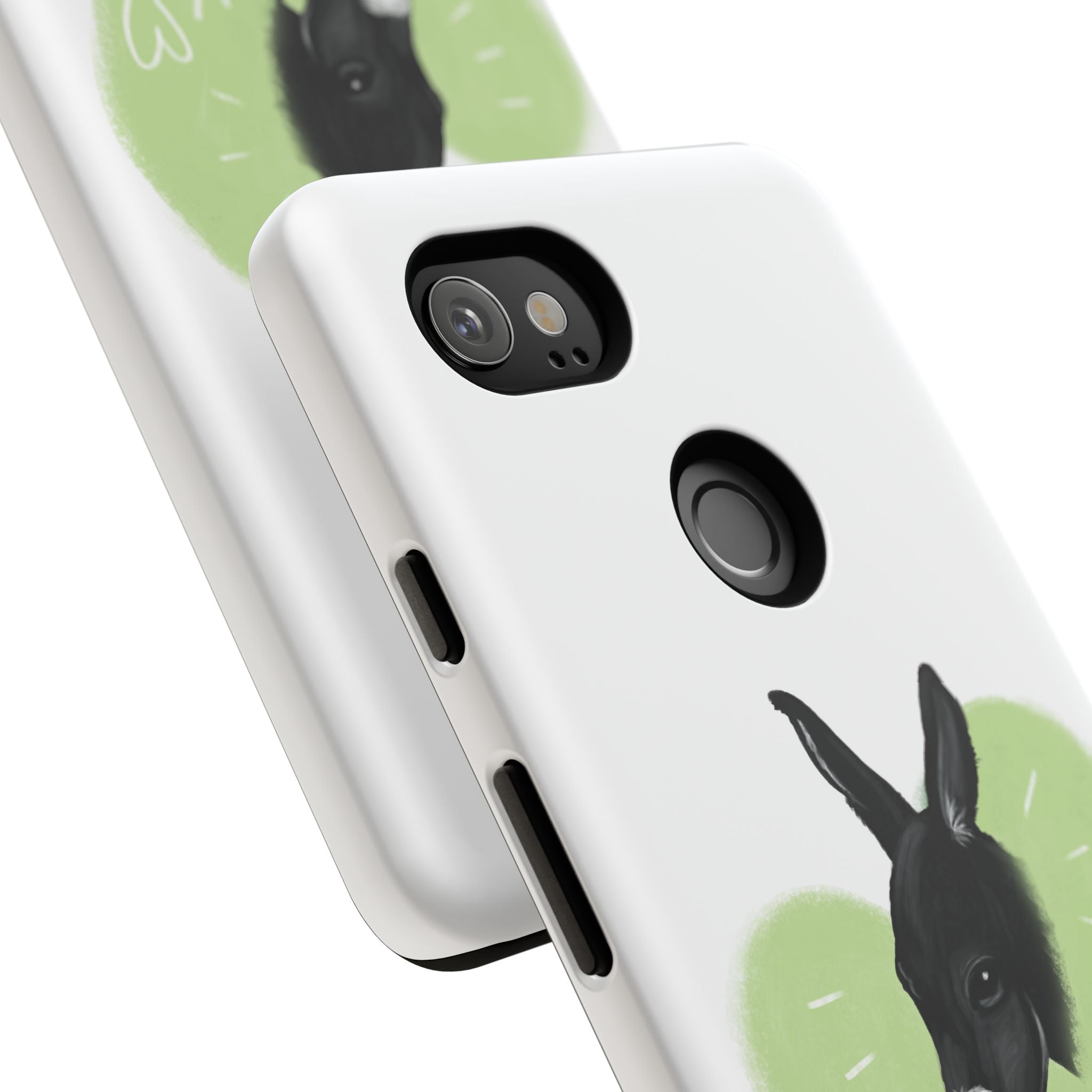 A donkey featuring the words "Black Jack" prominently displayed on its side at Ocoee Riverside Farm Phone Case