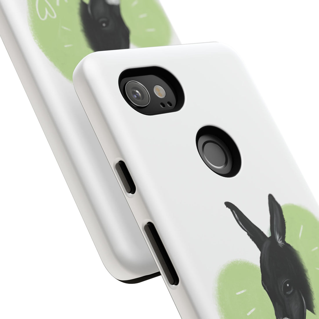 A donkey featuring the words "Black Jack" prominently displayed on its side at Ocoee Riverside Farm Phone Case