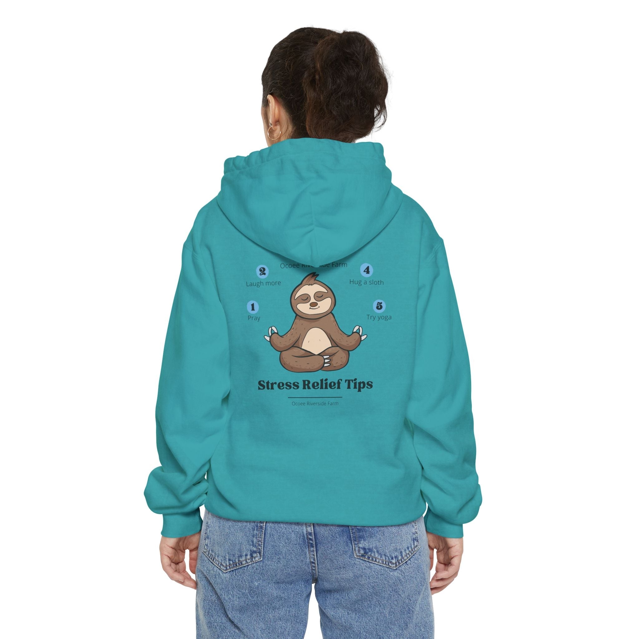 Unisex Stress Relief Sloth Hoodie