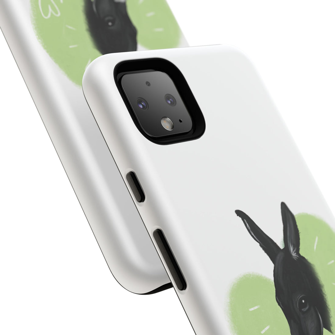 A donkey featuring the words "Black Jack" prominently displayed on its side at Ocoee Riverside Farm Phone Case