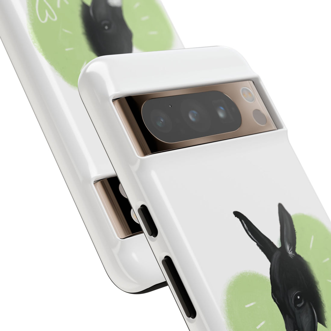 A donkey featuring the words "Black Jack" prominently displayed on its side at Ocoee Riverside Farm Phone Case