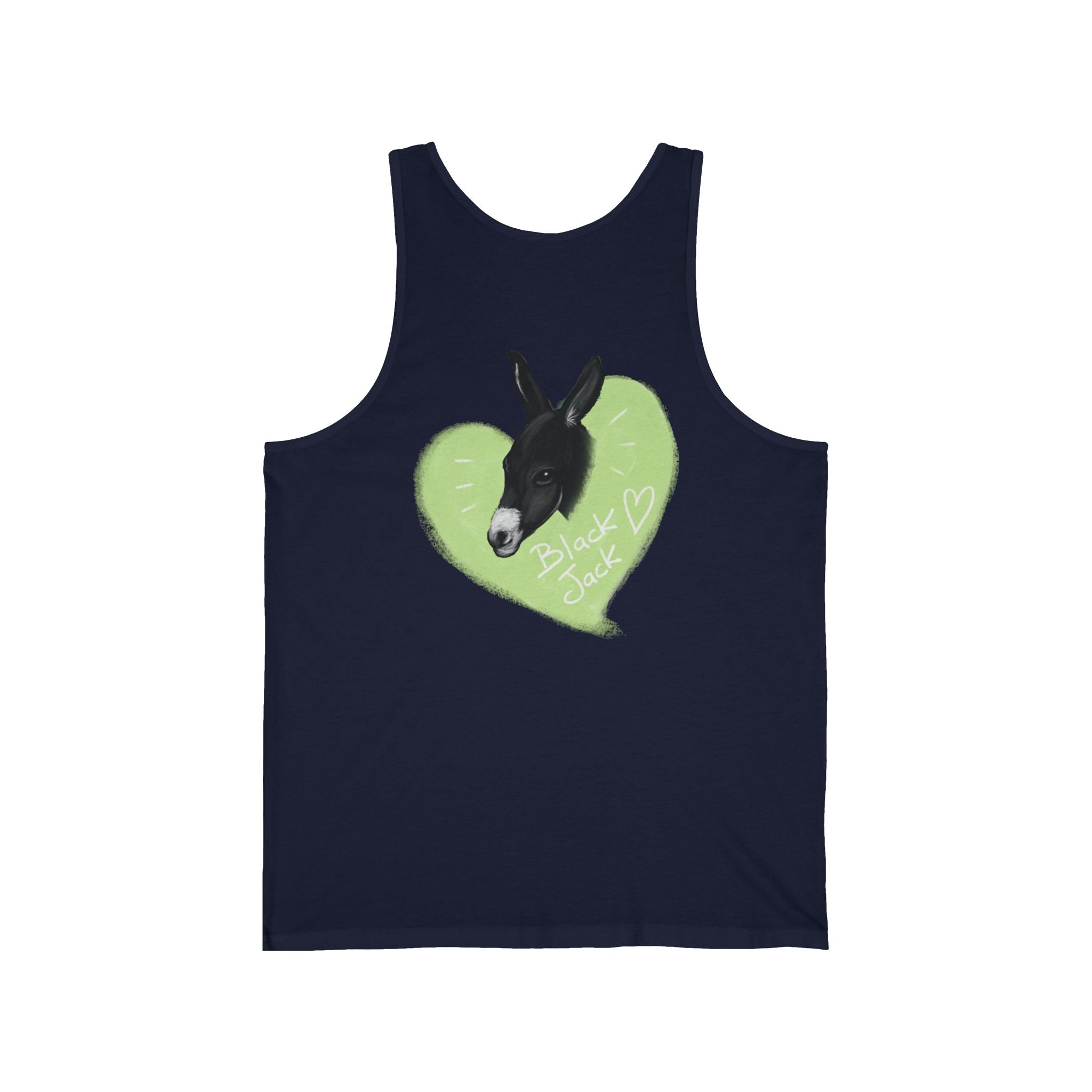 Black Jack Donkey Unisex Jersey Tank – Fun Summer Wear