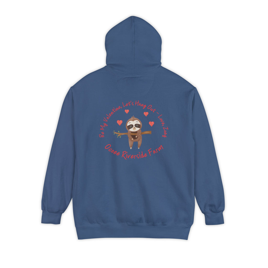 Adorable Sloth Love Hoodie - Perfect for Valentine's Day & Cute Casual Wear