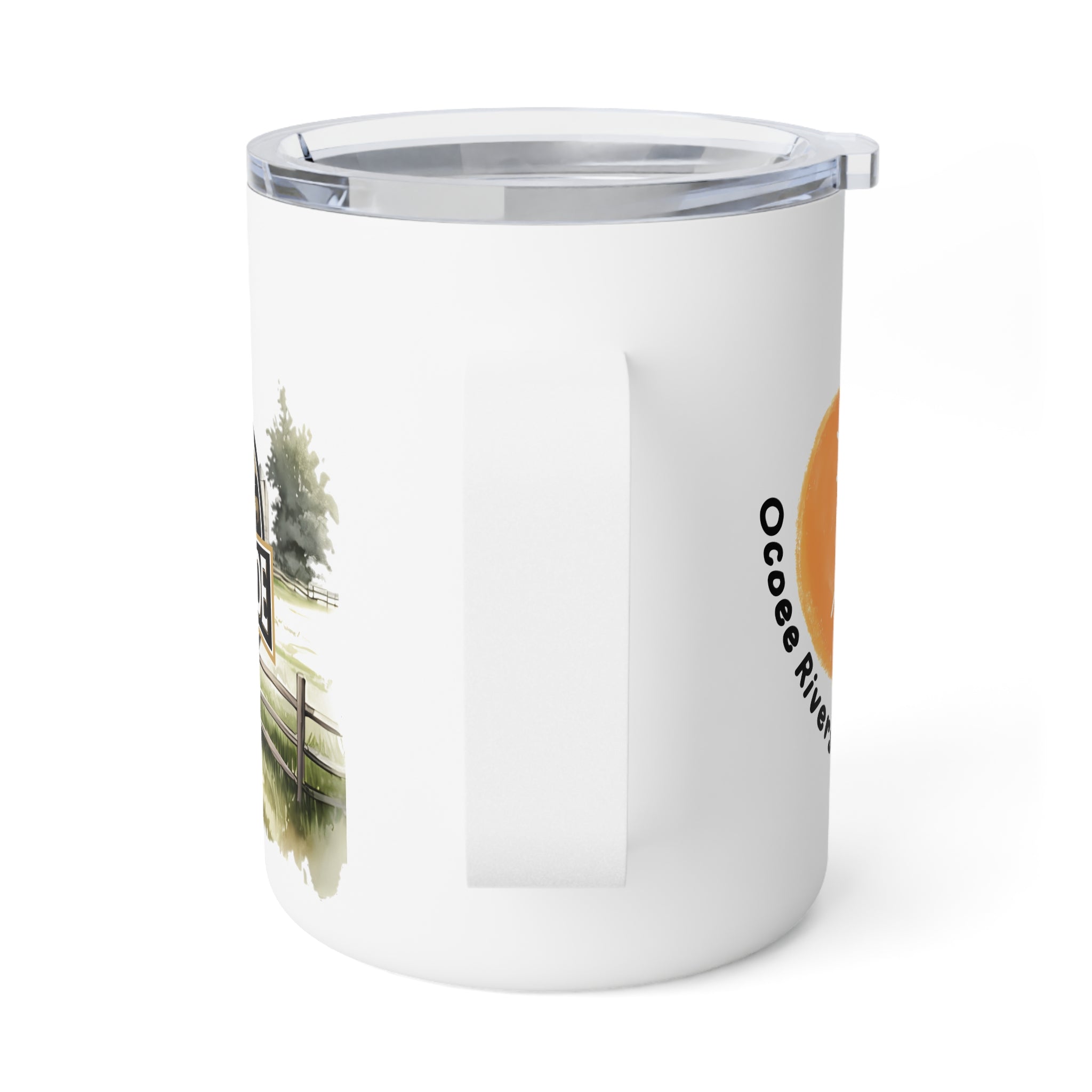 Rustic Insulated Coffee Mug | 10oz Mug with Farmhouse Design for Country Lovers