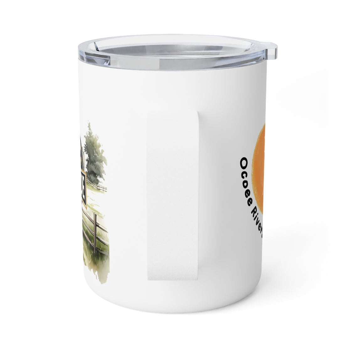 Rustic Insulated Coffee Mug | 10oz Mug with Farmhouse Design for Country Lovers
