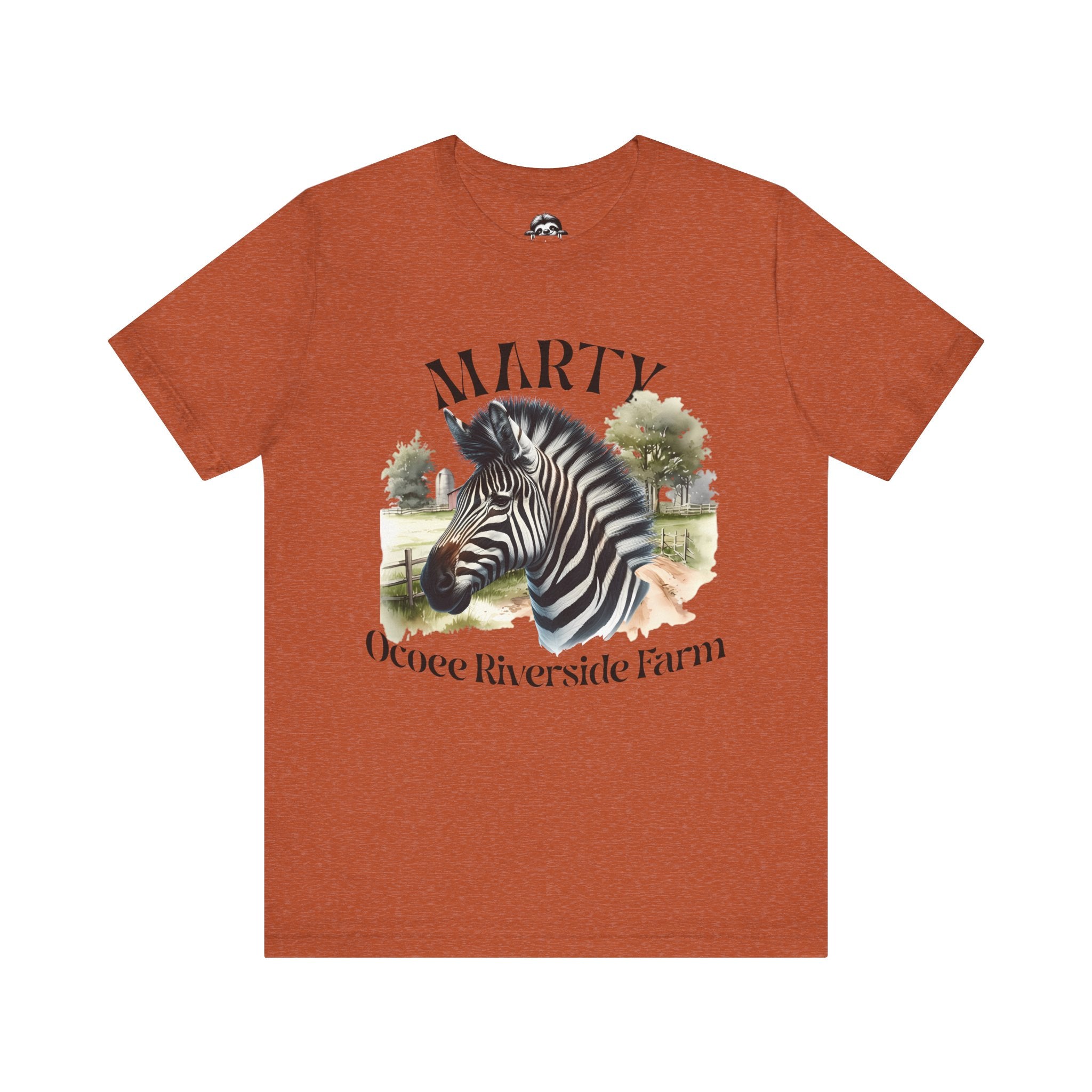 Marty Zebra Ocoee Farm Tee