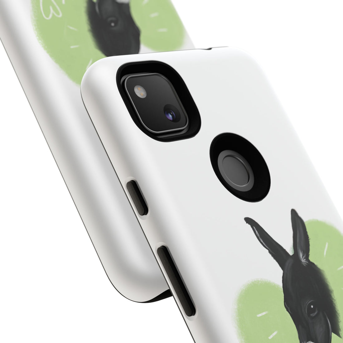 A donkey featuring the words "Black Jack" prominently displayed on its side at Ocoee Riverside Farm Phone Case