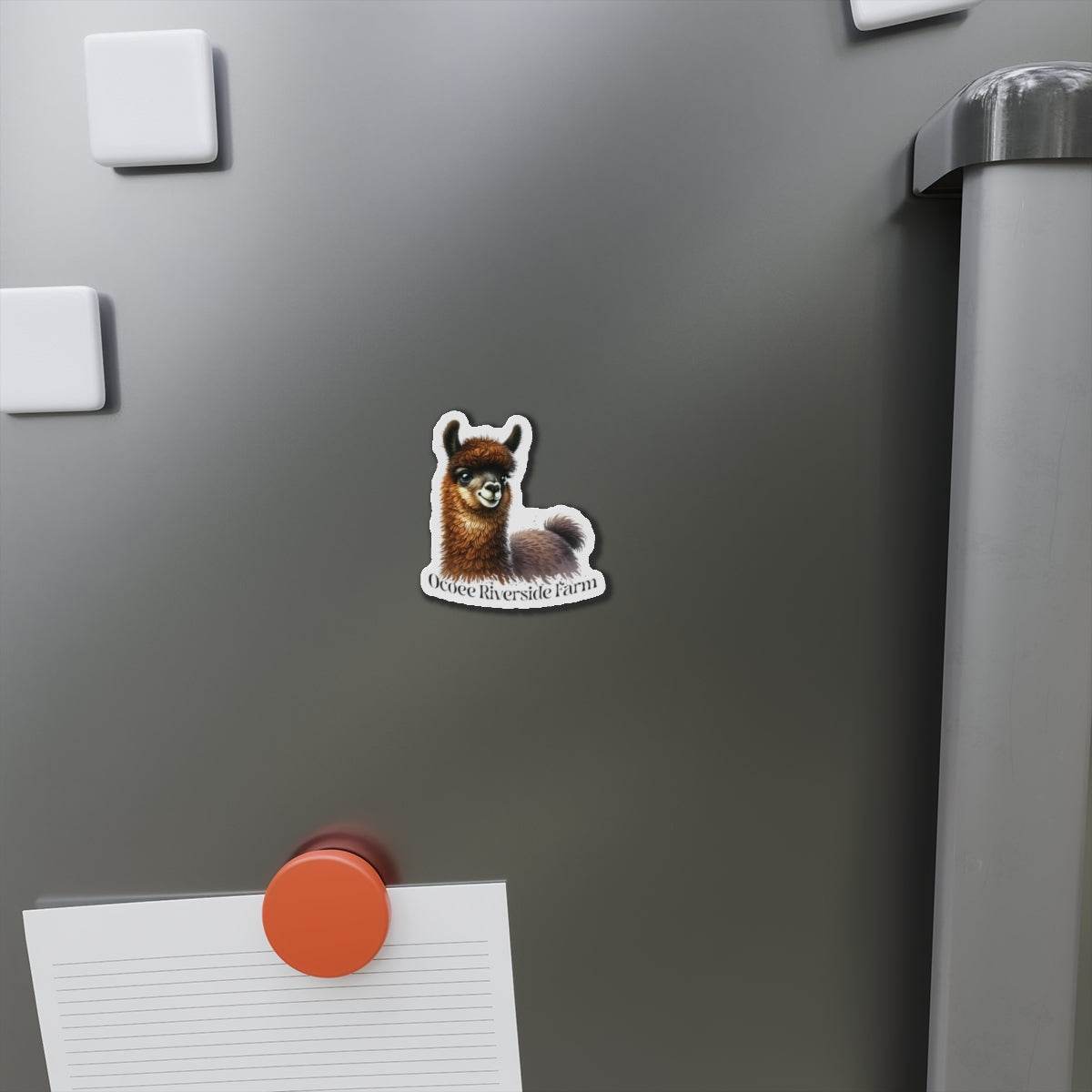 Adorable Llama Die-Cut Magnet