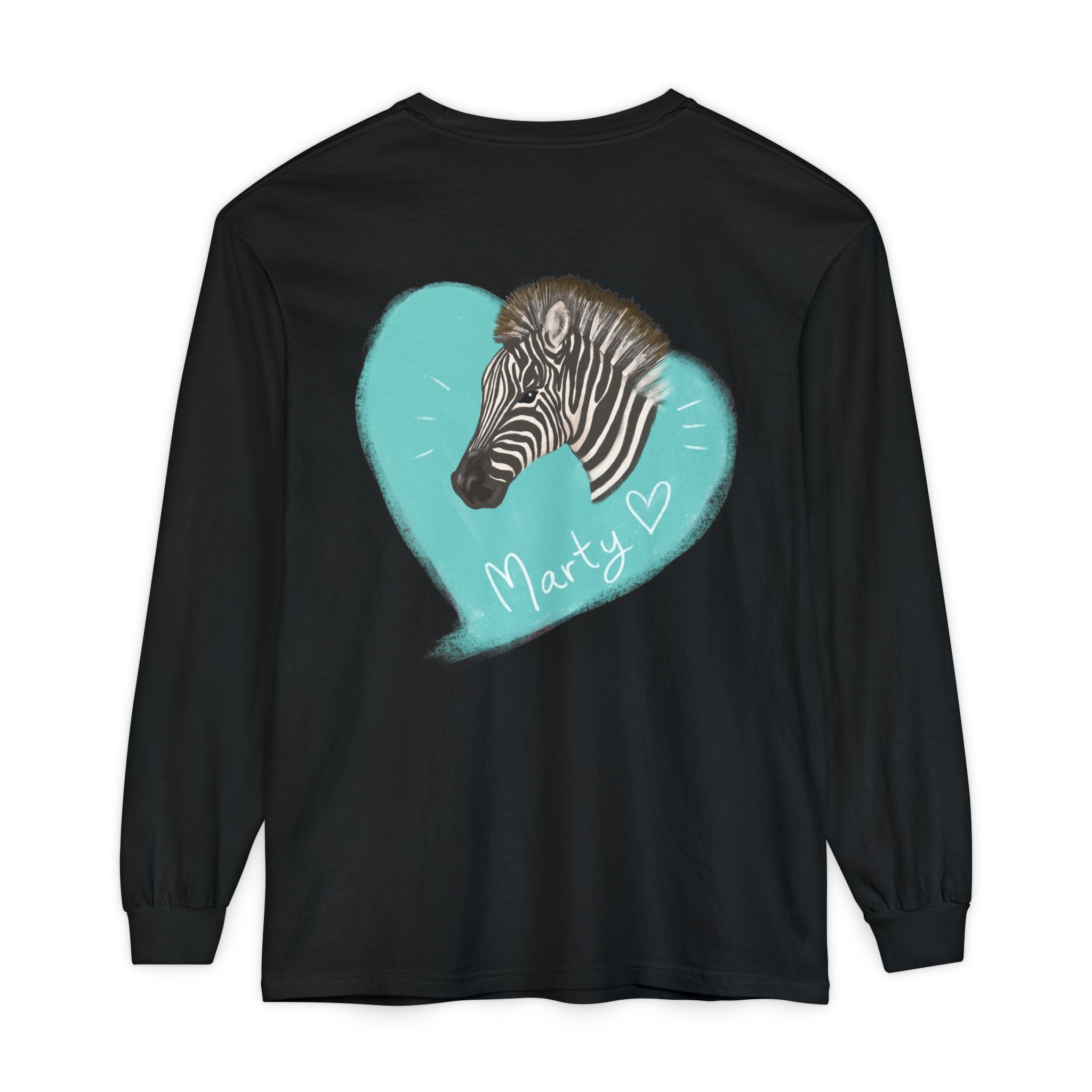 Cool Universe Zebra Long Sleeve T-Shirt for Animal Lovers