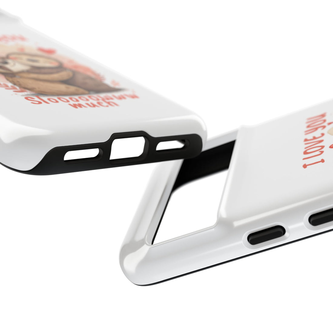 Cute Sloth Phone Case - "I Love You Sloooowww Much"