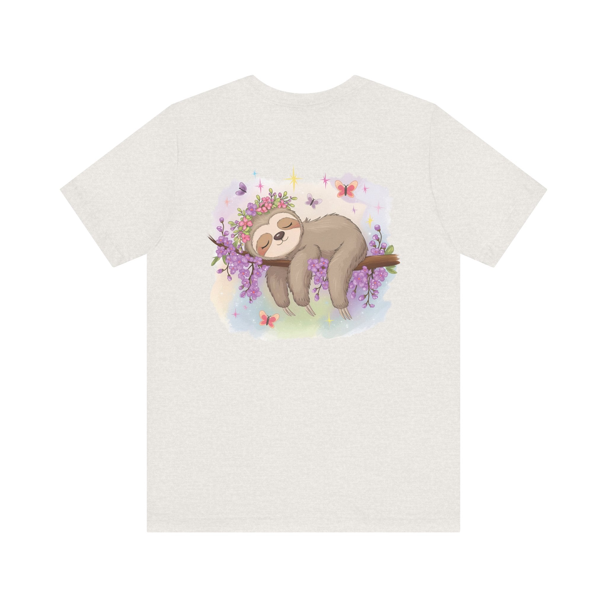 Sloth T-Shirt - Lovable Sloth Sleeping on a Branch