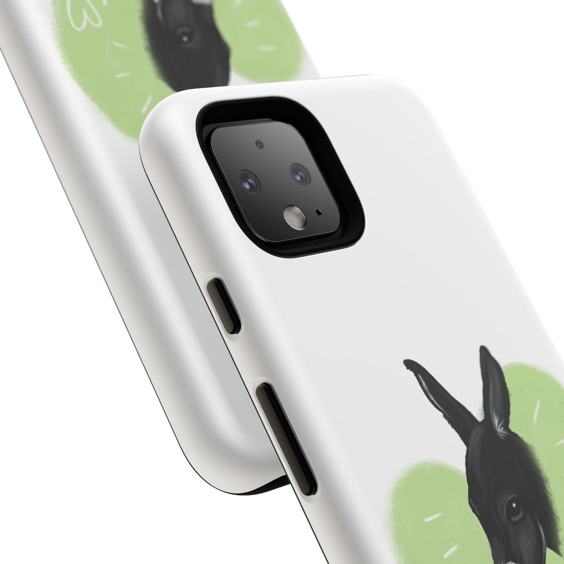 A donkey featuring the words "Black Jack" prominently displayed on its side at Ocoee Riverside Farm Phone Case