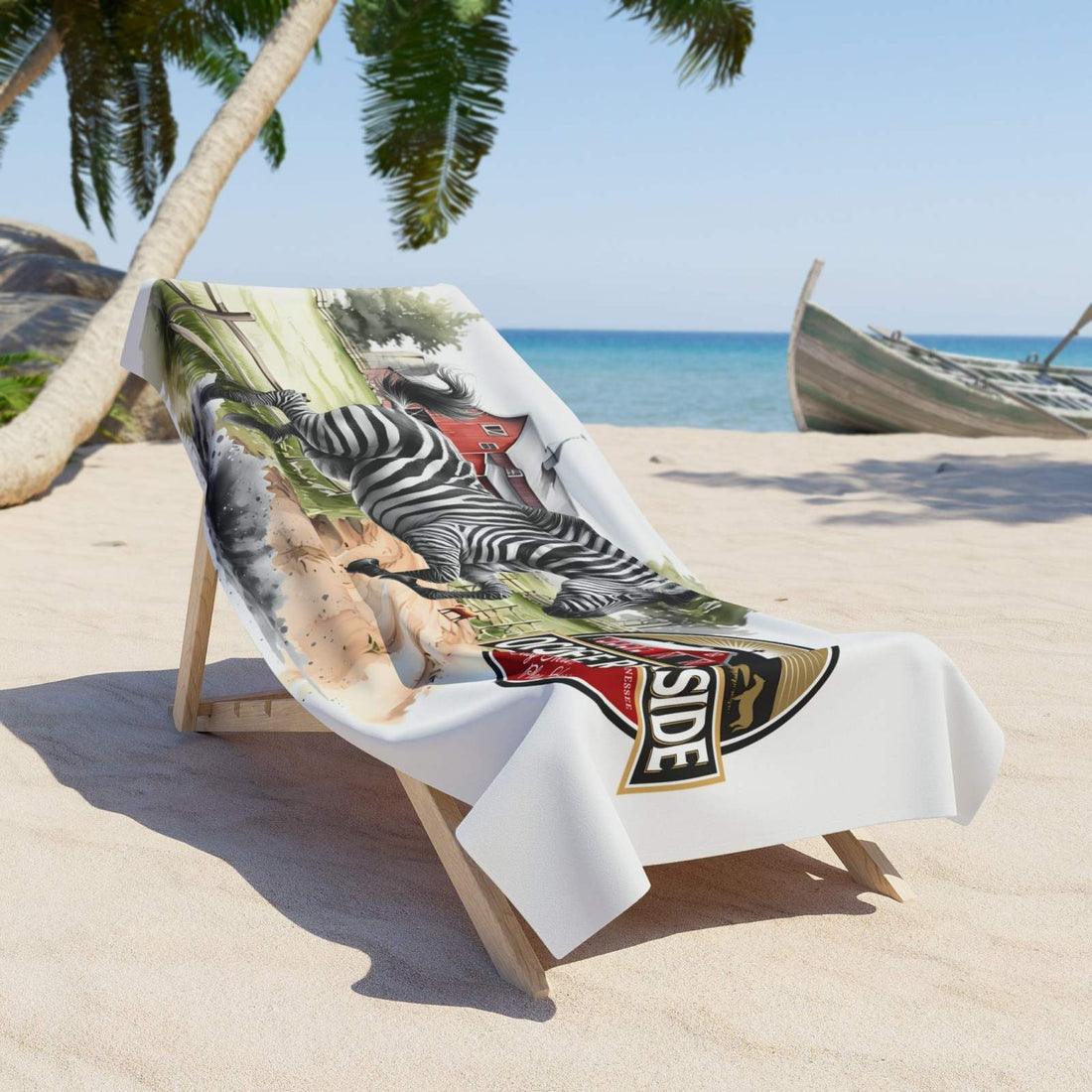 Zebra Beach Towel