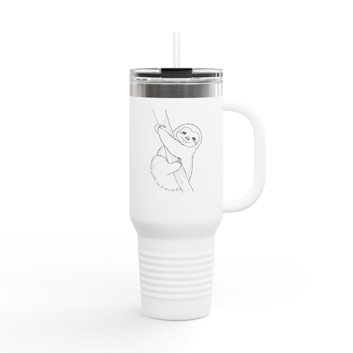 Cute Sloth Insulated Travel Mug - 40oz | Perfect for Coffee Lovers & Eco-Conscious Travelers
