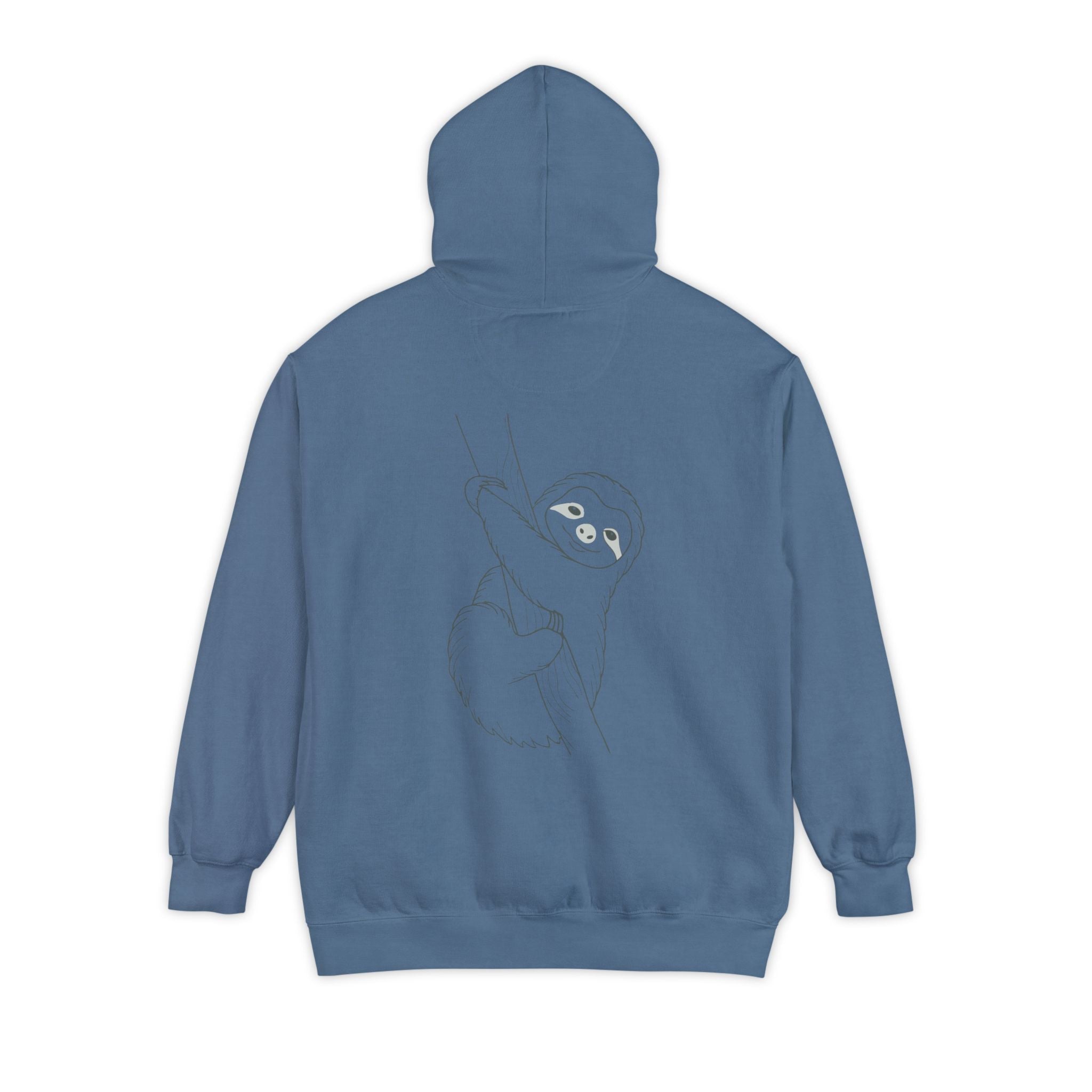 Cute Sloth Unisex Garment-Dyed Hoodie