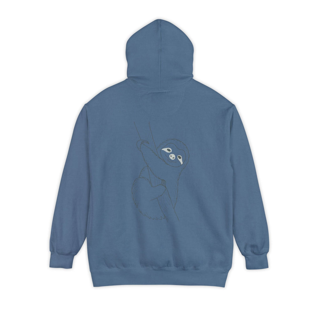 Cute Sloth Unisex Garment-Dyed Hoodie