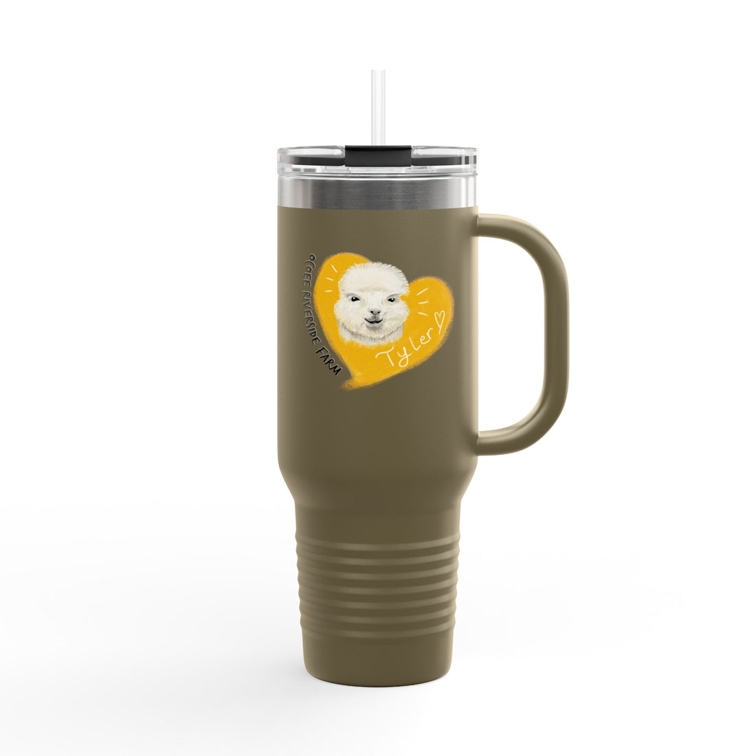 Cute Alpaca Insulated Travel Mug - 40oz - Perfect for Adventure Lovers!