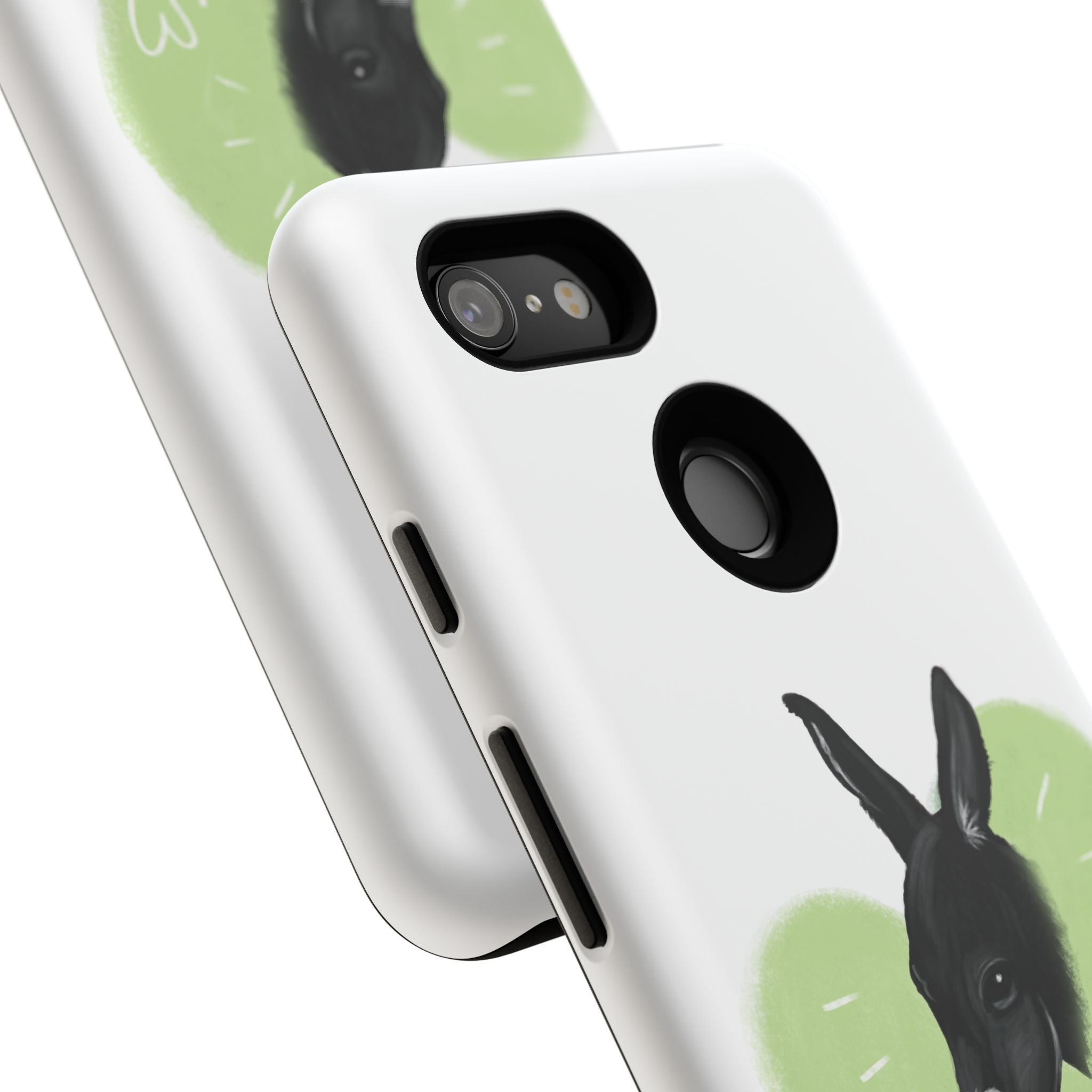 A donkey featuring the words "Black Jack" prominently displayed on its side at Ocoee Riverside Farm Phone Case