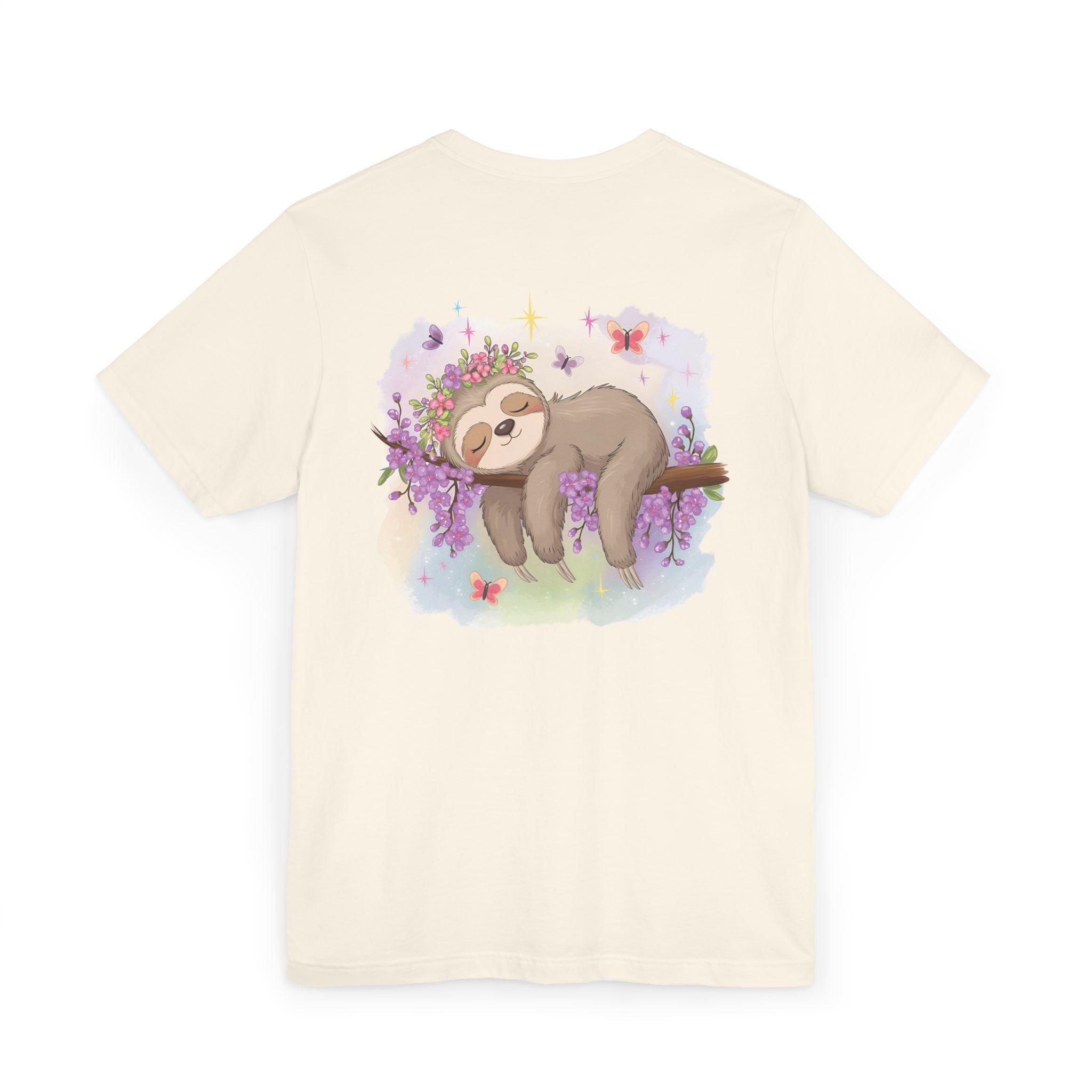 Sloth T-Shirt - Lovable Sloth Sleeping on a Branch