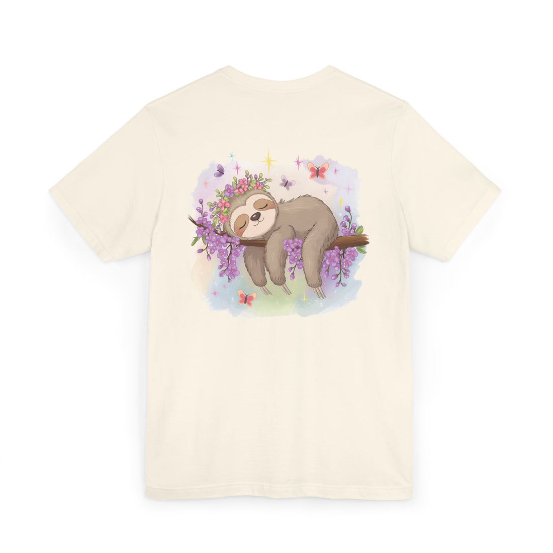 Sloth T-Shirt - Lovable Sloth Sleeping on a Branch