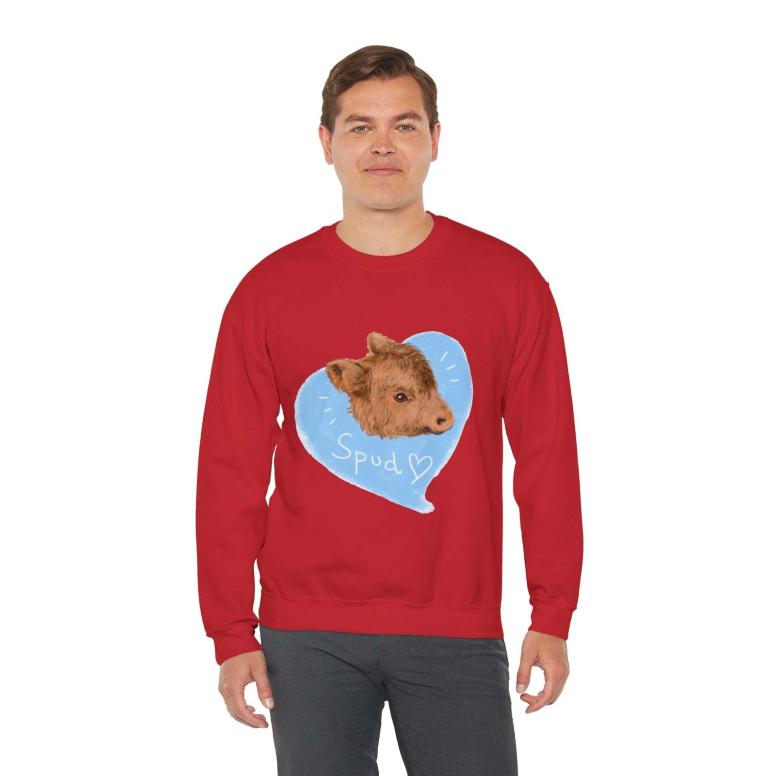 Spud Heart Unisex Crewneck Sweatshirt