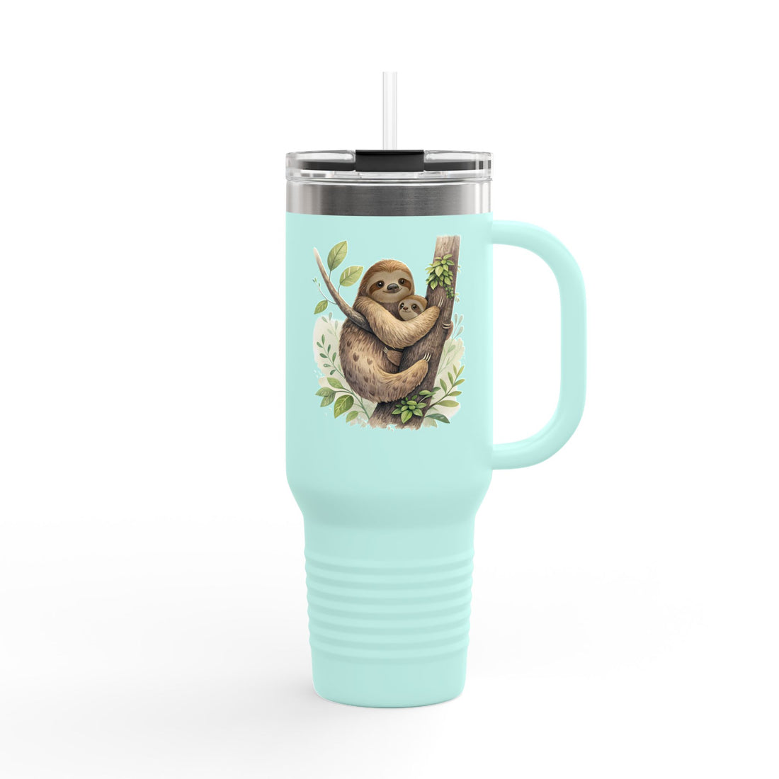 Cute Sloth Insulated Travel Mug - 40oz Adventure Companion