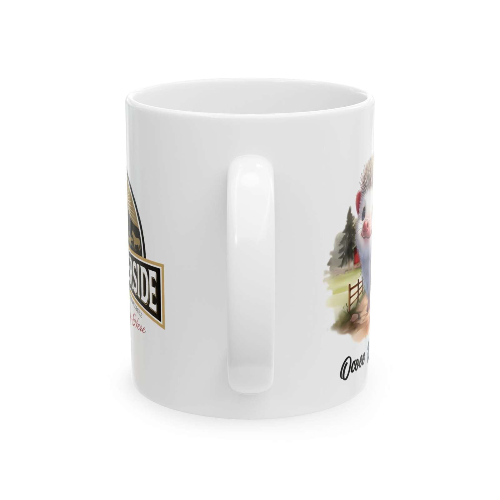 Hedgehogs at Ocoee Farm Ceramic Mug