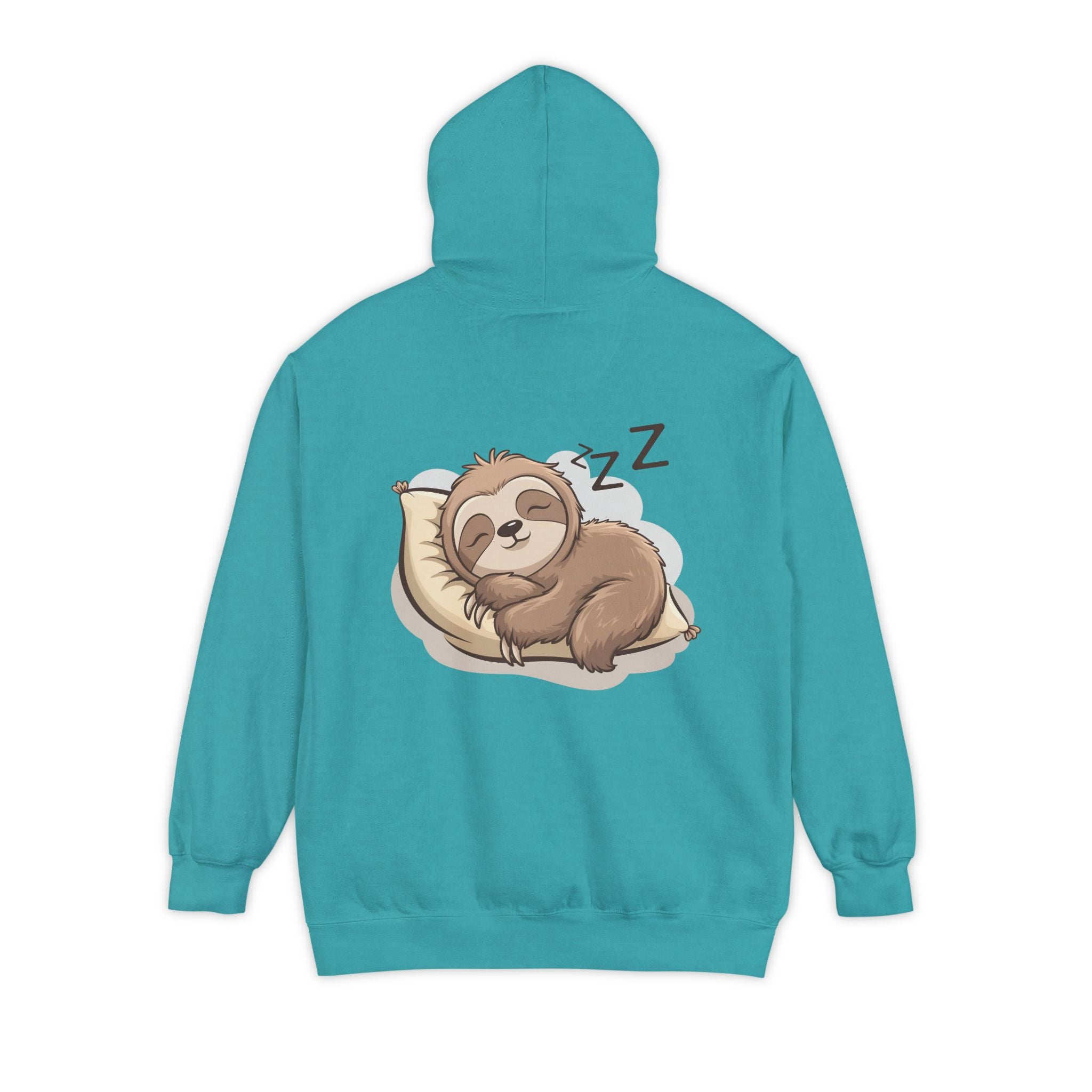 Cozy Sloth Hoodie - Unisex Garment-Dyed Comfort