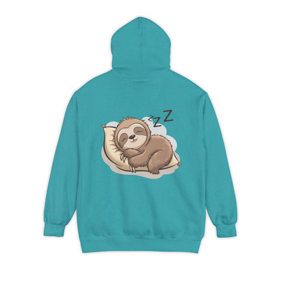 Cozy Sloth Hoodie - Unisex Garment-Dyed Comfort
