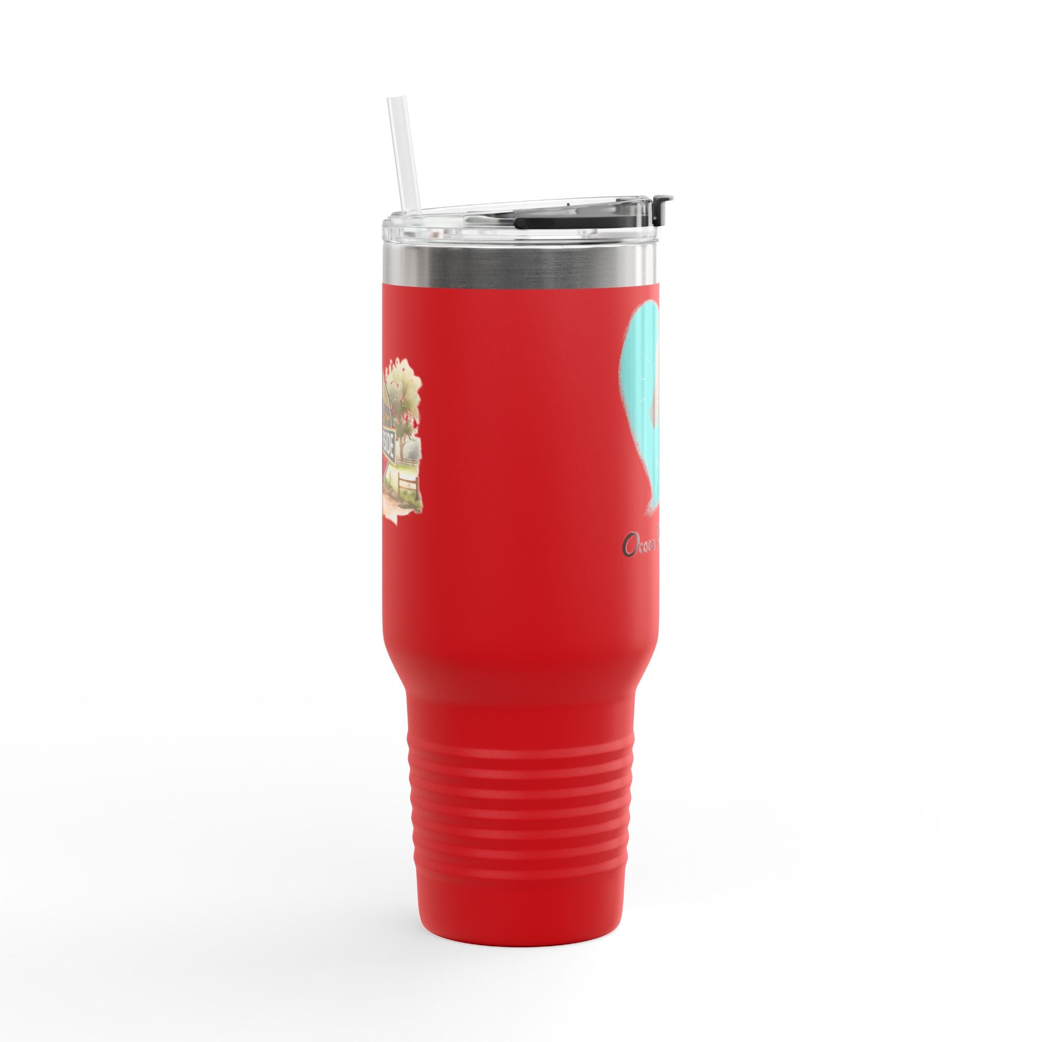 Cute Zebra Insulated Travel Mug - 40oz - Perfect for Adventure Lovers!