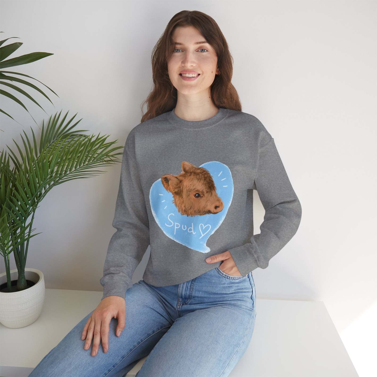 Spud Heart Unisex Crewneck Sweatshirt