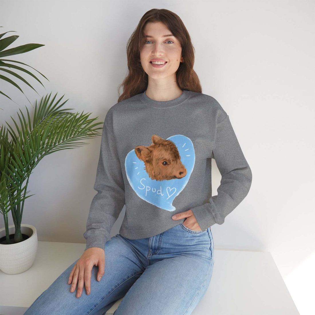 Spud Heart Unisex Crewneck Sweatshirt