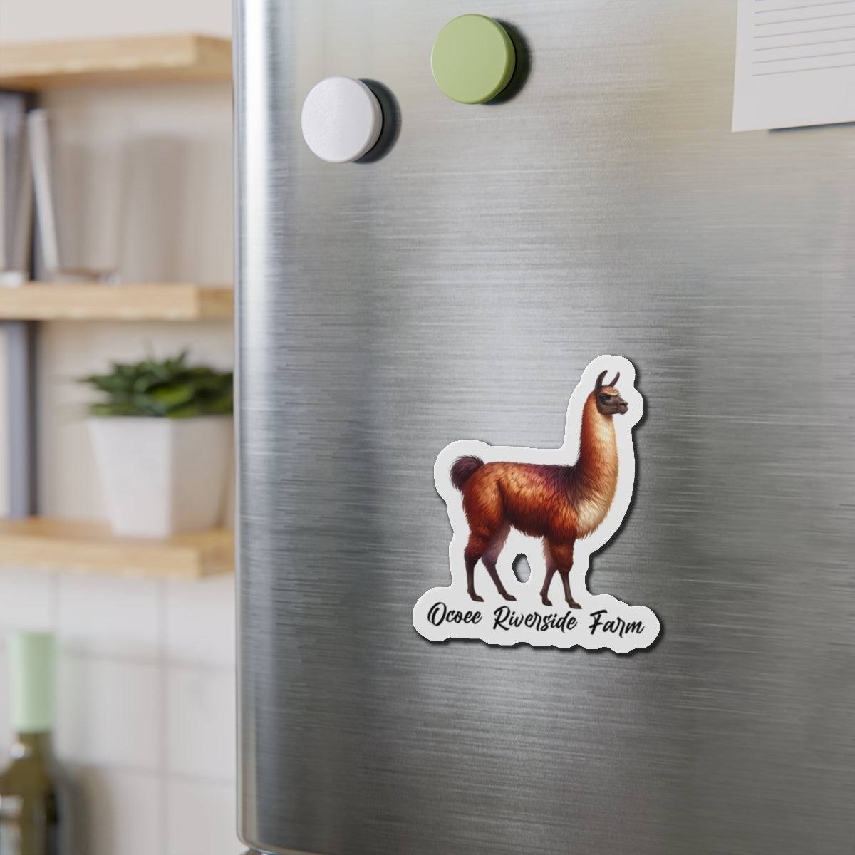 Llama Die-Cut Magnet