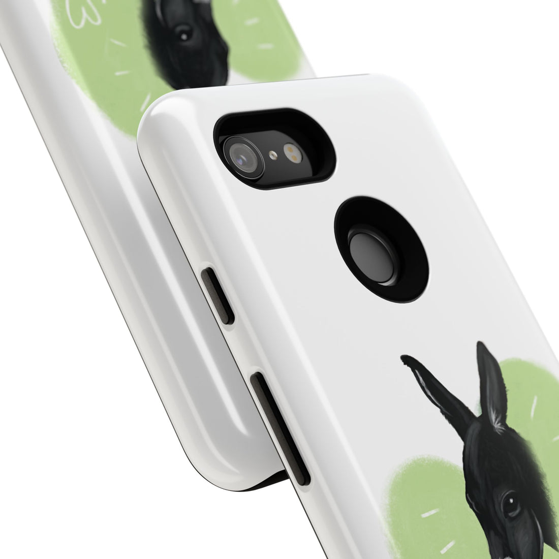 A donkey featuring the words "Black Jack" prominently displayed on its side at Ocoee Riverside Farm Phone Case