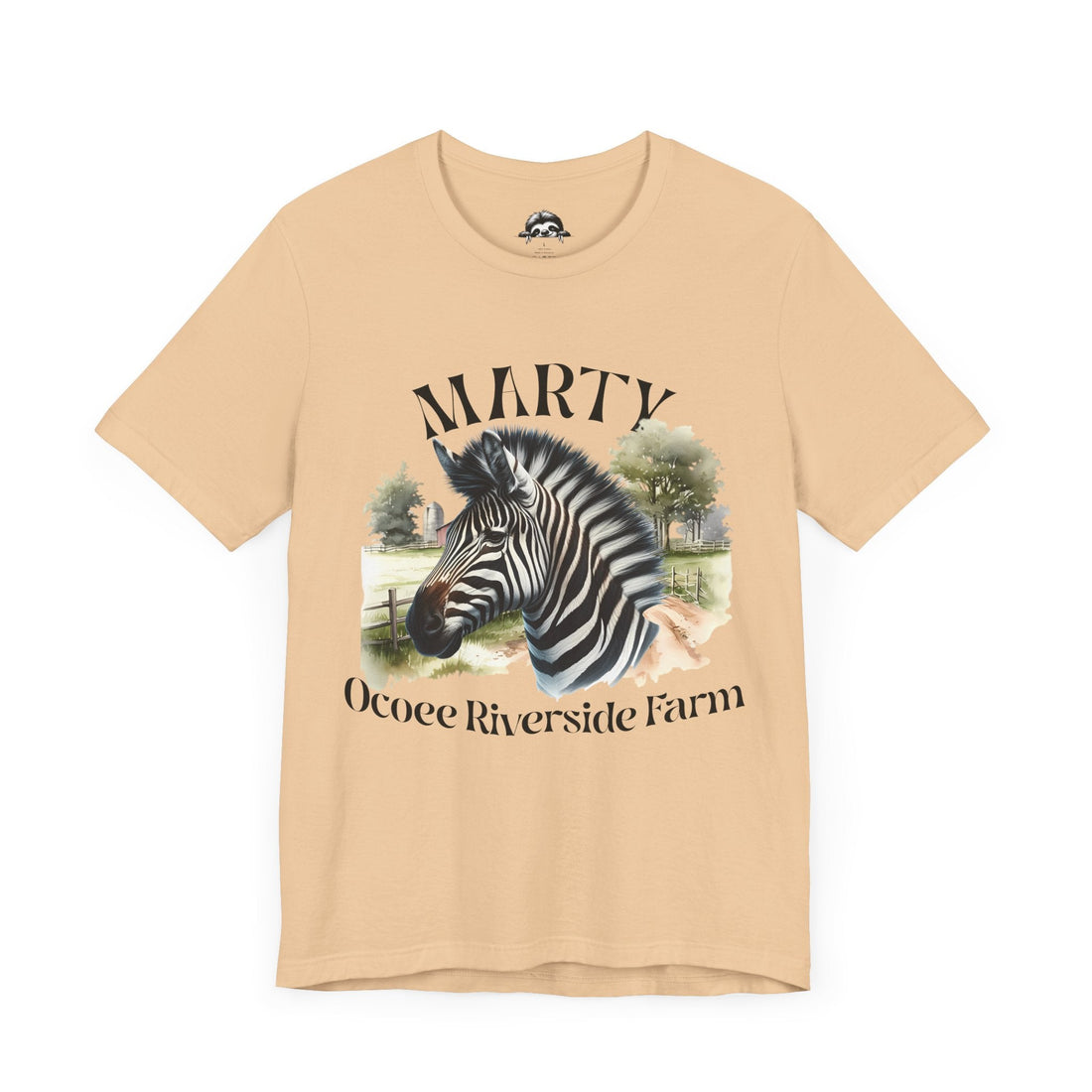 Marty Zebra Ocoee Farm Tee